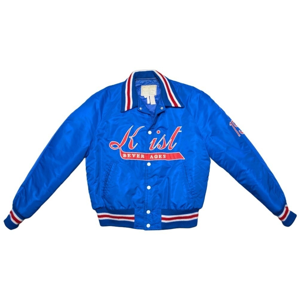 Antique Kist Soda Collectibles merch Puffy Athletic Blue bomber‎ jacket